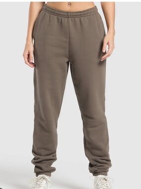 Gymshark Rest Day Fleece Sweatpants Camo Brown XL